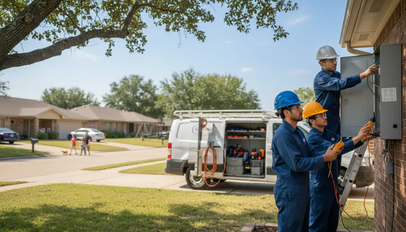 Certified electrician providing emergency electrical services in Harvey, AR